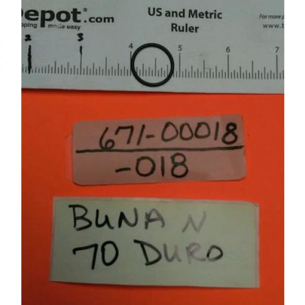 O-Rings -018 Buna N 70 Duro Denison p/n 671-00018, 1000 pcs #1 image