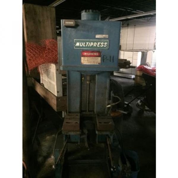 8 Ton Multi Press Model W4R80H Hydraulic C- Frame Press Denison #7 image