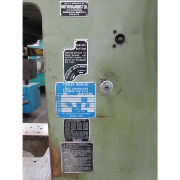 Denison Multipress 8 Ton Hydraulic Press #4 image