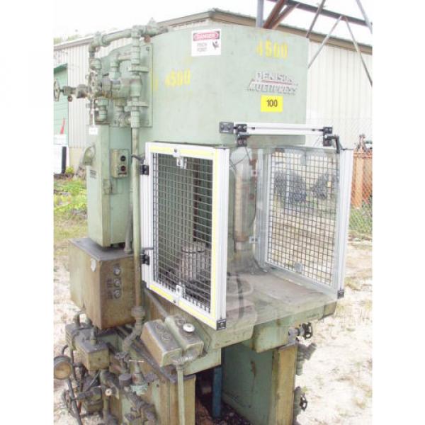 10 Ton Denison C-Frame Hydraulic Multi-Press w/Safety Enclosure #T100LA72S210 #9 image