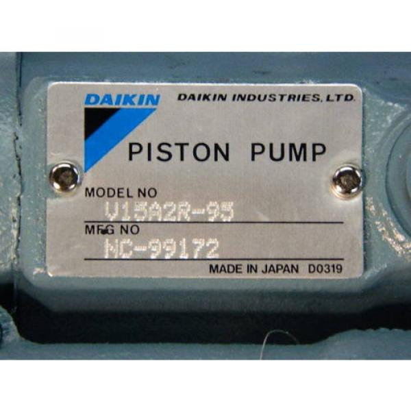 Origin DAIKIN V-SERIES HYDRAULIC PISTON PUMP V15A2R-95 NIB #2 image