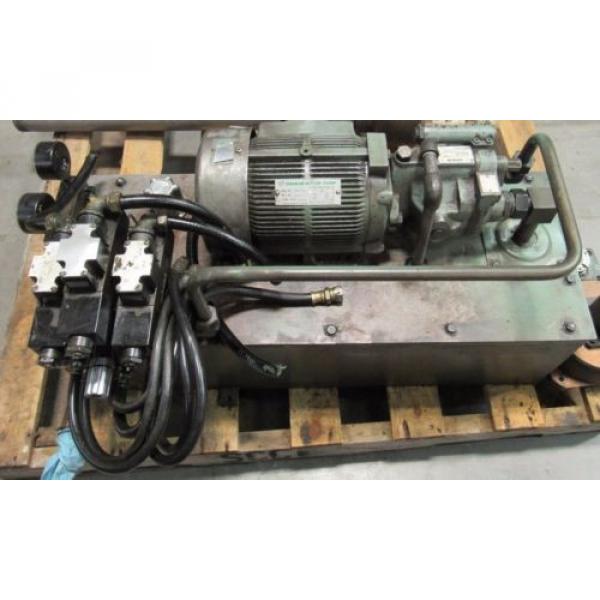 DAIKIN  OIL HYDRAULIC UNIT Y476073 W/ PISTON PUMP V15 A1R-40, MORI SEIKI SL-2 QB #5 image