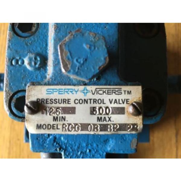 USED  SPERRY VICKERS RCG 03 B2 23 HYDRAULIC PRESSURE CONTROL VALVE RG 03 B1 23 #2 image