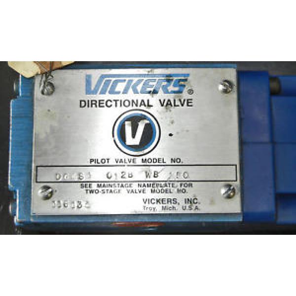 VICKERS HYDRAULIC VALVE DG4S4 012B WB 50 #1 image