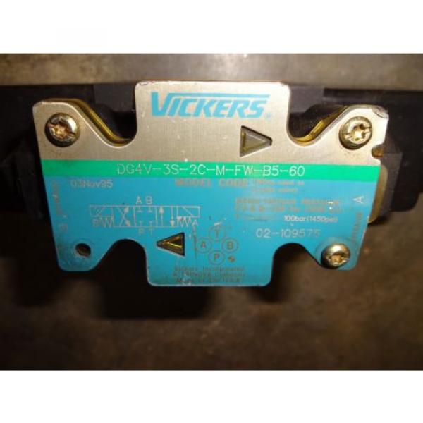 VICKERS DG4V-3S-2C-M-FW-B5-60 HYDRAULIC SOLENOID VALVE #2 image