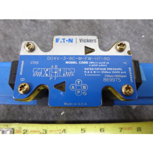 Origin VICKERS PILOT VALVE # DG4V-3-6C-M-FW-H7-60 #2 image