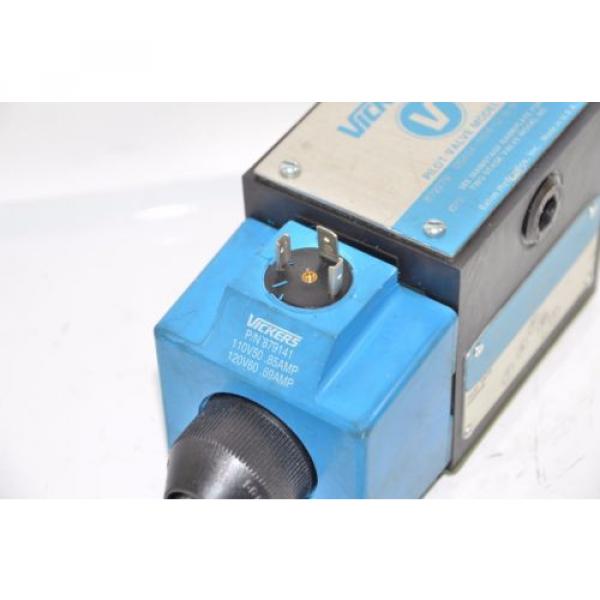 VICKERS  DG4S4-012A-U-B-60 HYDRAULIC SOLENOID VALVE 879141 110V50 #3 image