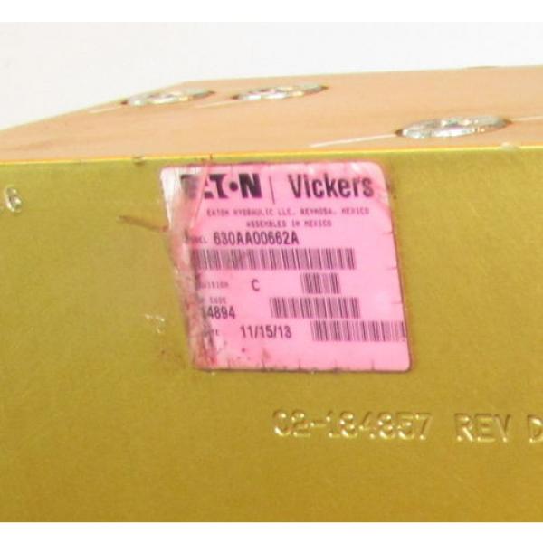 Eaton/Vickers Hydraulic Valve Actuator/Manifold 630AA00662A #9 image