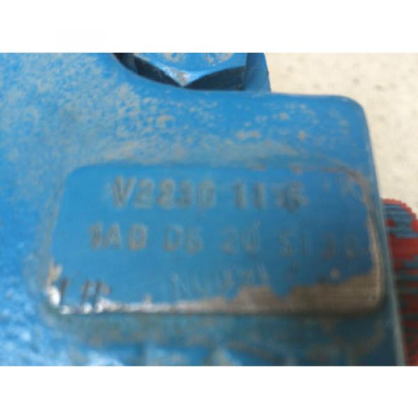 EATON VICKERS DOUBLE VANE HYDRAULIC PUMP V2230 11 5 1AD D6 20 S1 30 #2 image