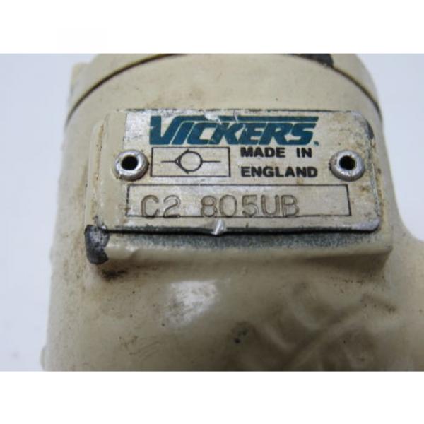 Vickers C2-805UB Right Angle Hydraulic Check Valve 3/8 #9 image