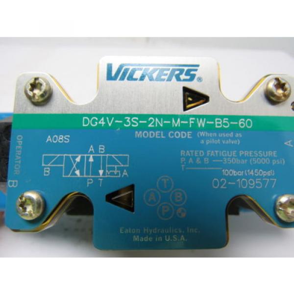 Vickers 02-109577 DG4V-3S-2N-M-FW-B5-60 Hydraulic Directional Control Valve #8 image