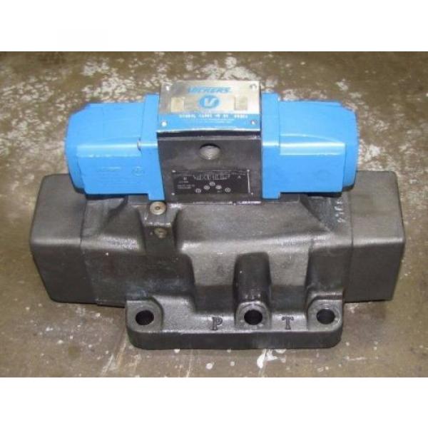 VICKERS DG4S4L 0168C WB 50 TWO STAGE HYDRAULIC DIRECTIONAL CONTROL VALVE #1 image