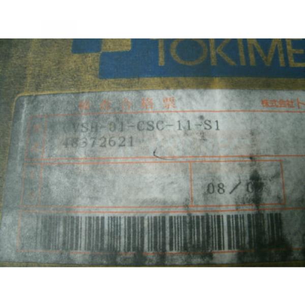 TOKIMEC VICKERS HYDRAULIC VALVE CVSH-01-CSC-11-S1 48372621 Origin #1 image