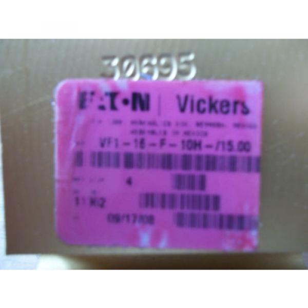 Origin EATON VICKERS VF1-16-F-10H-/1500 HYDRAULIC FLOW REGULATOR 02176283 #2 image