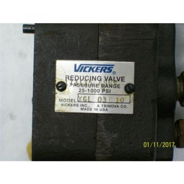 VICKERS REDUCING VALVE 25 - 1000 PSI , XGL03B10 , XGL 03 B 10 #2 image