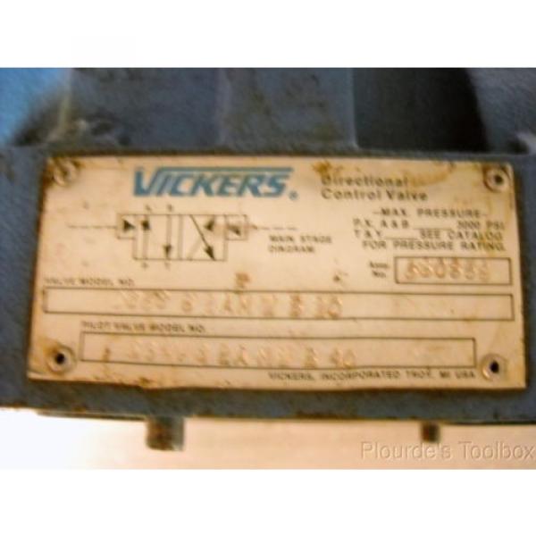 Vickers DG5S-8-2A-M-W-B-20 Two-Stage, Four-Way Directional Hydraulic Valve #3 image