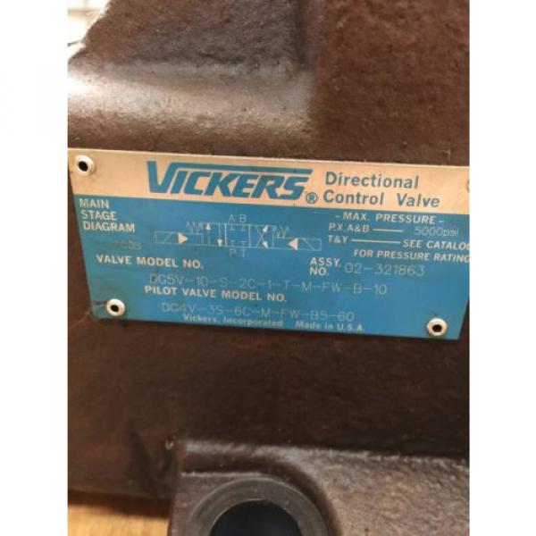 Origin VICKERS DG4V-3S-6C-M-FW-B5-60 HYDRAULIC  VALVE  DG5V-10-S-2C-1-T-M-FW-B-10 #3 image