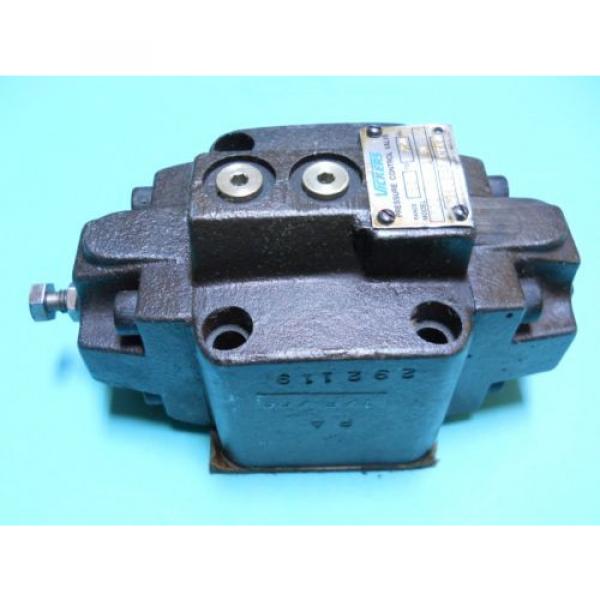 VICKERS RCG-06-A1-30 HYDRAULIC PRESSURE CONTROL VALVE 80-250 PSI Origin CONDITION #4 image