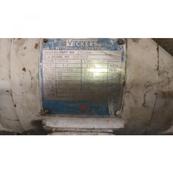 Straightening Press w/ Vickers 15 HP Hydraulic Unit #5 image