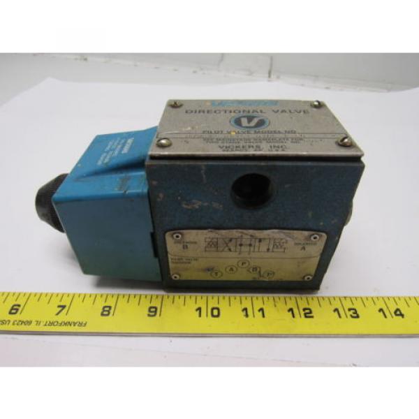 Vickers 879242 DG4S4 010C B 60 Hydraulic Solenoid Valve 110/120V 5000 PSI #1 image