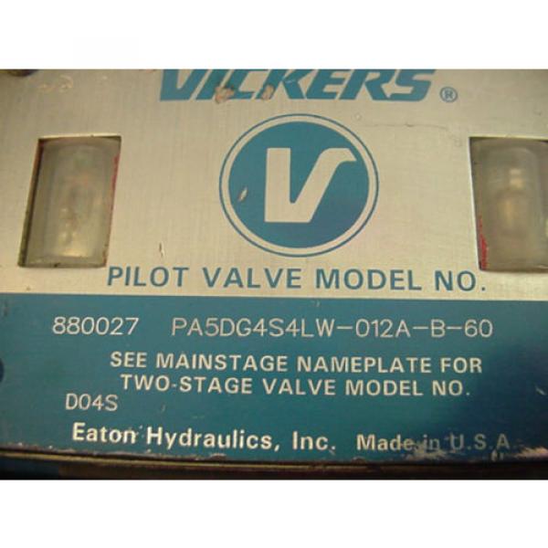 VICKERS PA5DG4S4LW-012A-B-60 PILOT VALVE #2 image