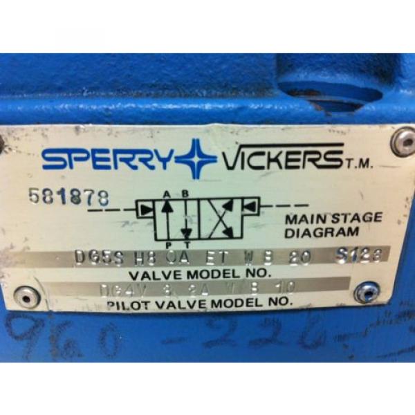 Origin OLD STOCK NOS SPERRY VICKERS HYDRAULIC PILOT VALVE DG5S-H8-OA-ET-WB-20 S123 #2 image