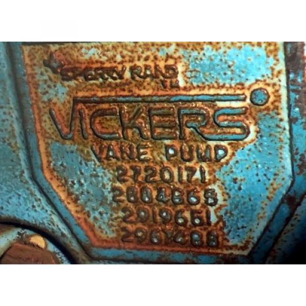 VICKERS ROTARY HYDRAULIC VANE PUMP 2720171 #3 image