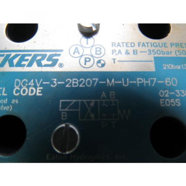 Vickers DG4V-3-2B207-M-U-PH7-60 Hydraulic Solenoid Valve W/110VDC Coil #7 image