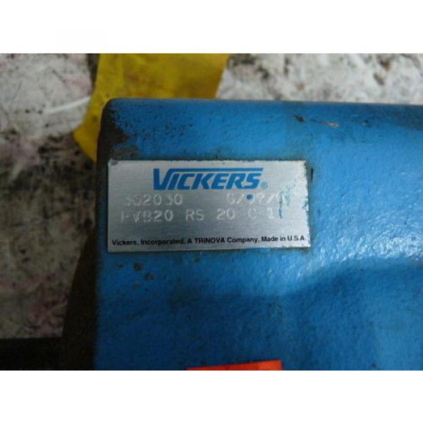 Vickers PVB20RS20C11 Hydraulic Axial Pump  USED #2 image