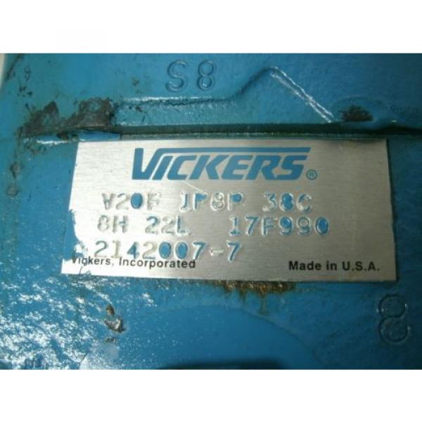 EATON VICKERS POWER STEERING PUMP # V20F-1P6P-38C8H-22L V20F1P6P38C Origin #2 image