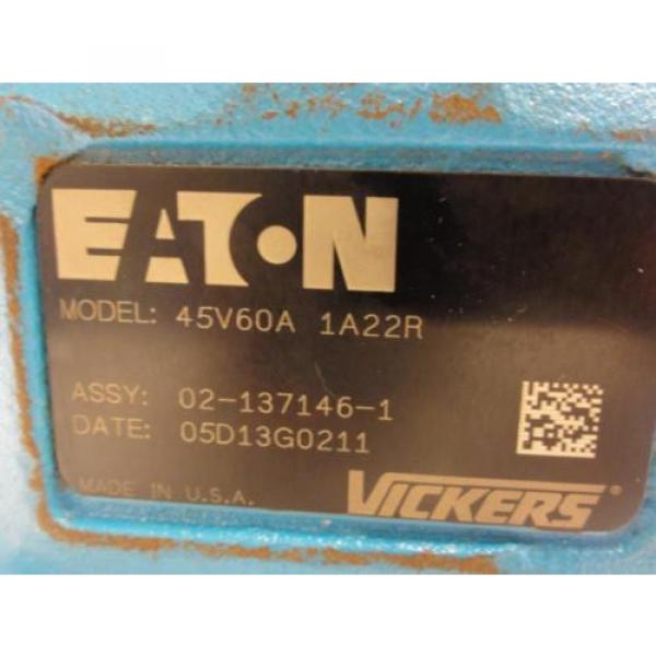 162049 Old-Stock, Eaton 45V60A 1A22R Vickers Hydraulic Pump, Fixed Displacement #2 image