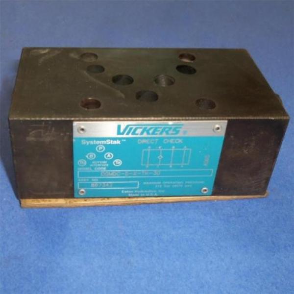 VICKERS 315BAR DIRECT CHECK VALVE DGMDC-5-X-TK-30 Origin #1 image