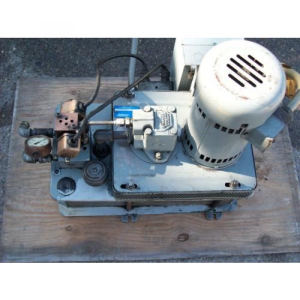 VICKERS HYDRAULIC PUMP POWER UNIT , CHJ0-712-2 #8 image