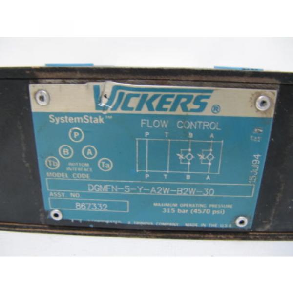 Origin Vickers SystemStak Flow Control DGMFN-5-Y-A2W-B2W-30  867332 #2 image