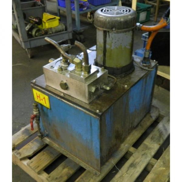 Vickers 3 HP Hydraulic Unit, TG20V-VQ13SG, Used,  Warranty #4 image