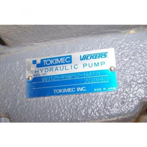 Origin SURPLUS TOKIMEC VICKERS VVJ125-YSQPS2-14A12C HYDRAULIC PUMP #4 image