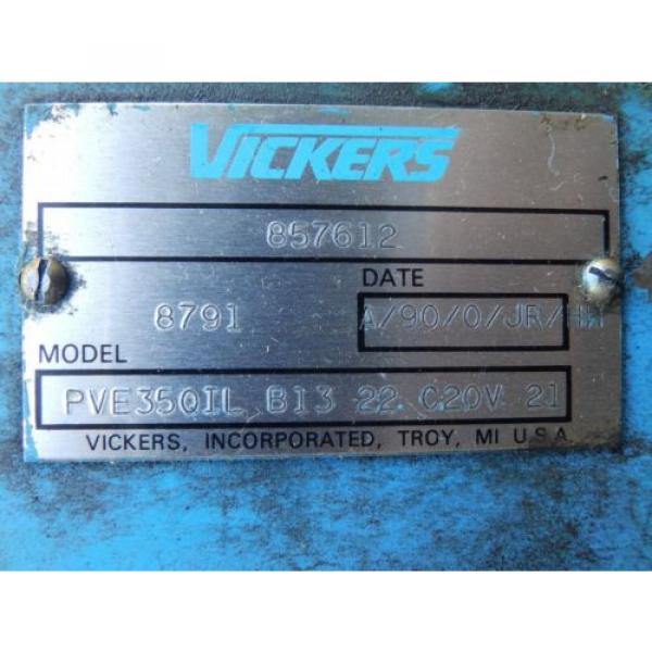 Vickers Hydraulic Pump PVE35QIL-B13-22-C20V-21 Make Offer #2 image