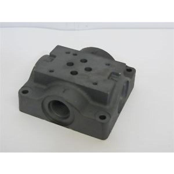 Eaton / Vickers 466390, Single Station Hydraulic Sub Plate Cast Iron #1 image