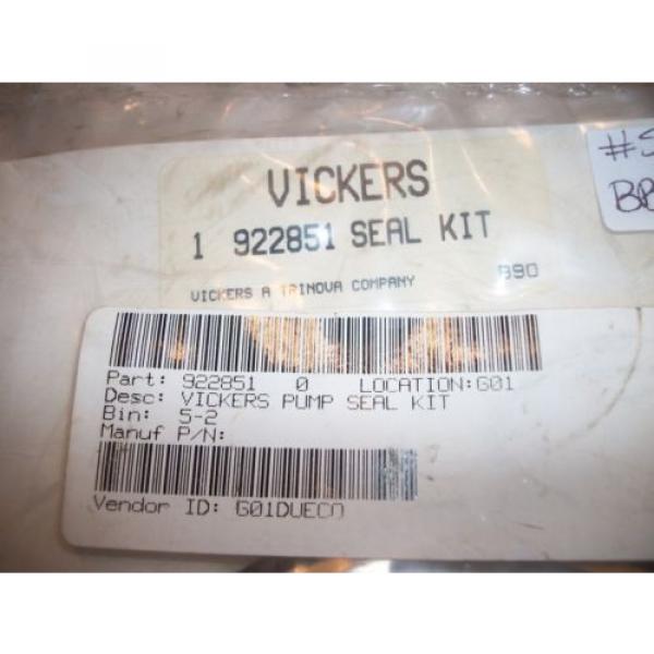 NOS Vickers Pump Hydraulic Seal Kit 922851 Sealed Package #2 image