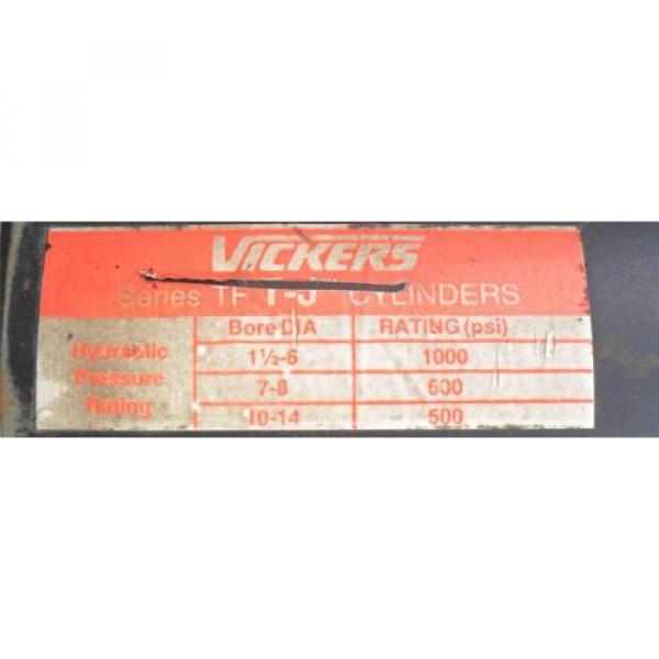 Vickers T-J Hydraulic Cylinder  6#034; Stroke  1000 PSI  Fixed Mount #4 image