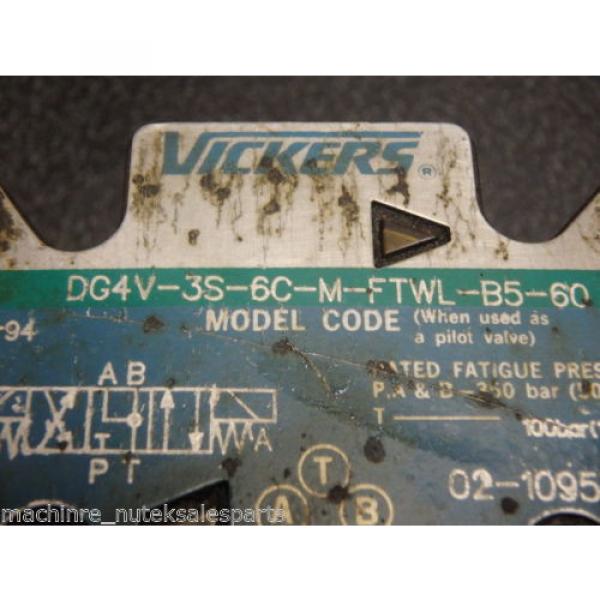 VICKERS HYDRAULIC VALVE_DG4V-3S-6C-M-FTWL-B5-60_DG4V3S6CMFTWLB560 #6 image