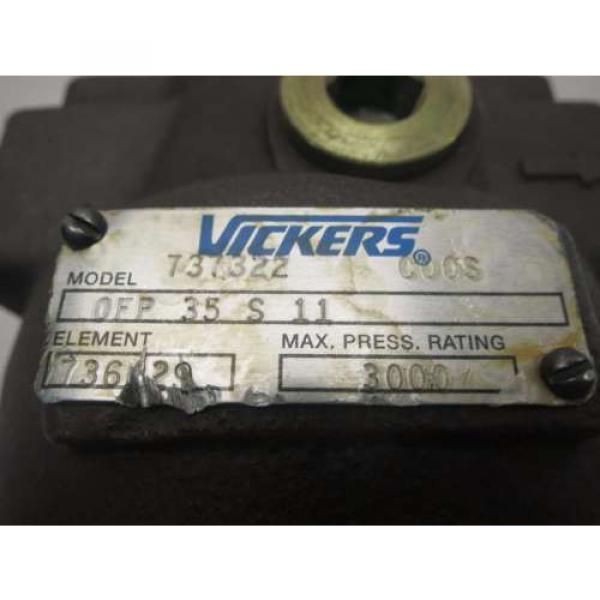 Origin VICKERS OFP 35 S 11 737322 HYDRAULIC FILTER D518014 #7 image