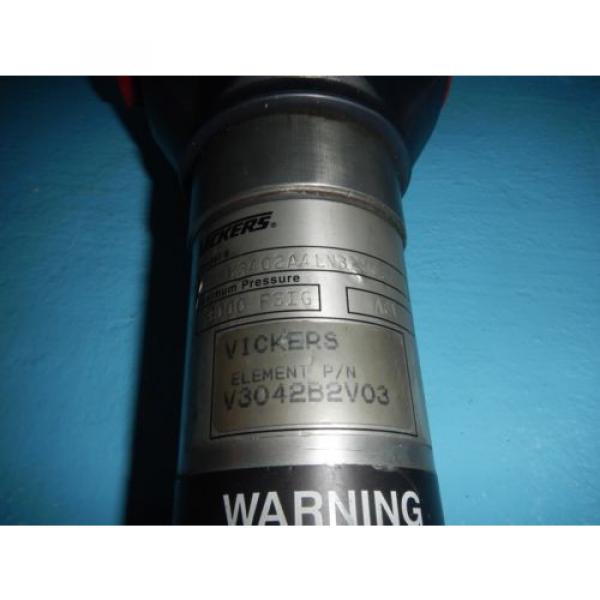 Vickers H3402A4LNB2V03 Hydraulic Pressure Filter 3/4#034; SAE Ports #2 image