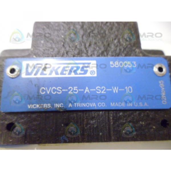 VICKERS CVCS-25-A-S2-W-10 HYDRAULIC VALVE Origin NO BOX #4 image