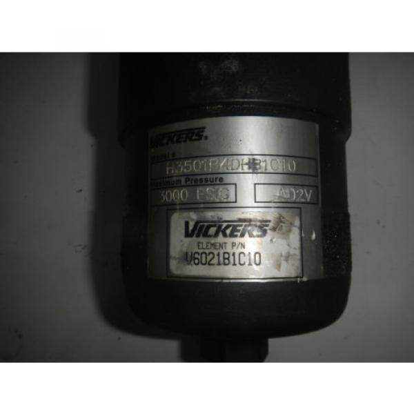 Vickers H3501B4DHB1C10 Hydraulic Filter Pressure Line #2 image