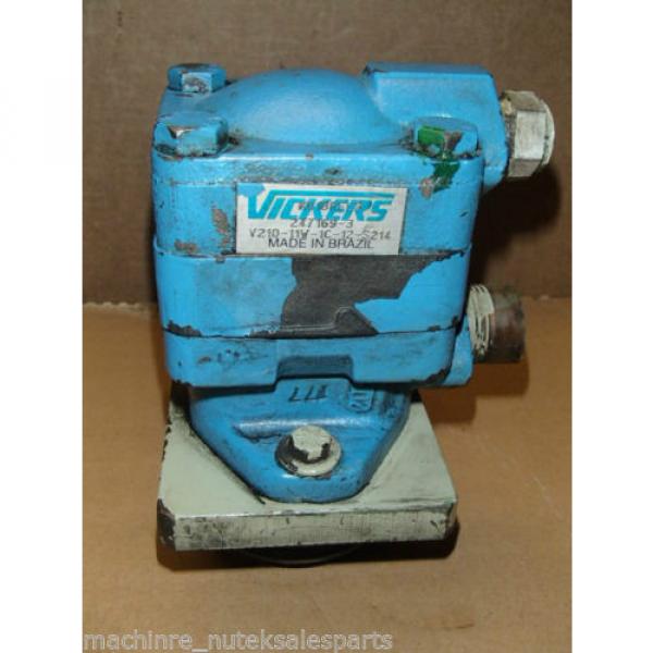 Vickers V210-11W-1C-12-S214_V21011W1C12S214 Hydraulic Vane Pump_K01BRELB #2 image