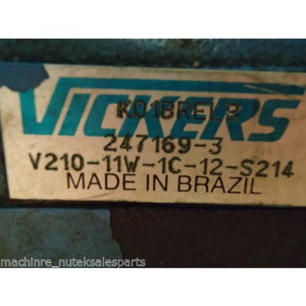 Vickers V210-11W-1C-12-S214_V21011W1C12S214 Hydraulic Vane Pump_K01BRELB #5 image