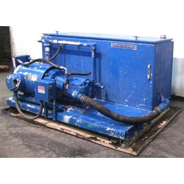 BERENDSEN FLUID POWER HYDRAULIC UNIT W/VICKERS PUMP PVH98QIC, 50HP MOTOR, 150GAL #4 image