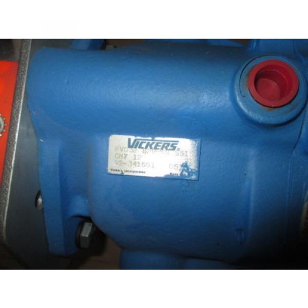 Origin VICKERS HYDRAULIC PUMP PV032 B2R PV013 A2R WITH BALDOR MOTOR 7 1/2 HP #2 image