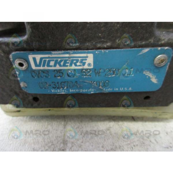 VICKERS CVCS-25-CS2-W25011 HYDRAULIC RELIEF VALVE Origin NO BOX #4 image